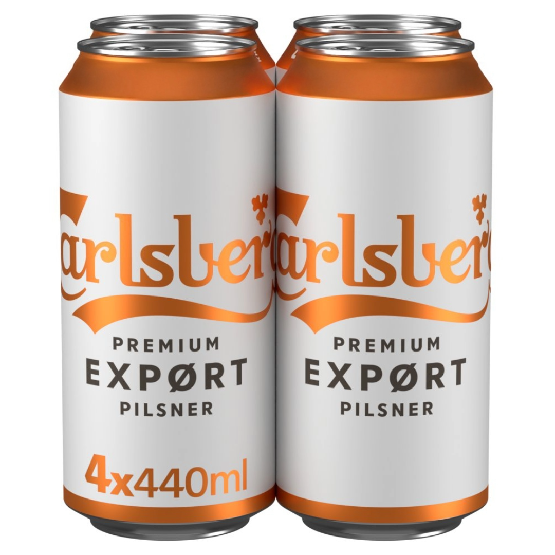 Carlsberg Export Lager Beer 4 x 440ml