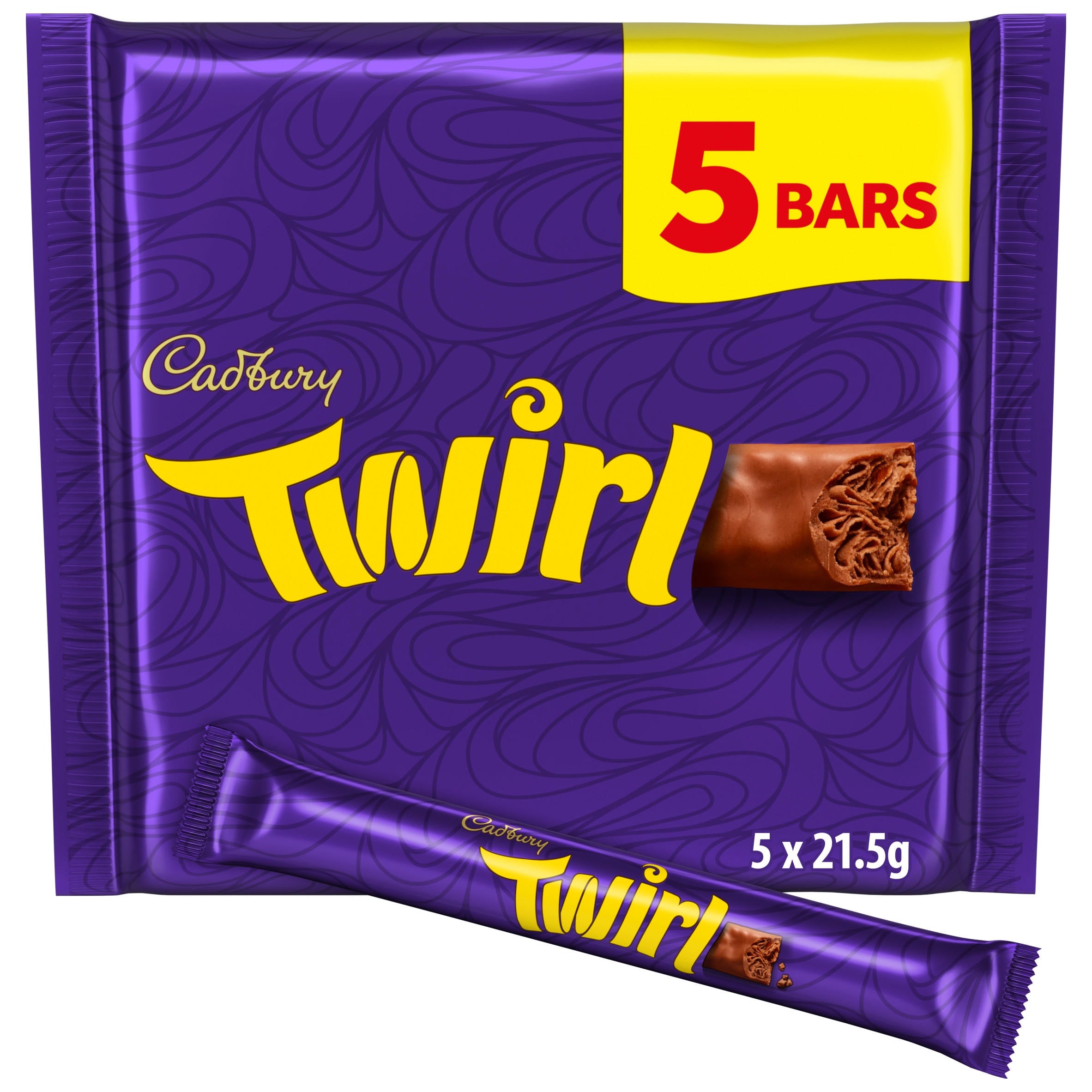 Cadbury Twirl Chocolate Bar Multipack 5 Pack