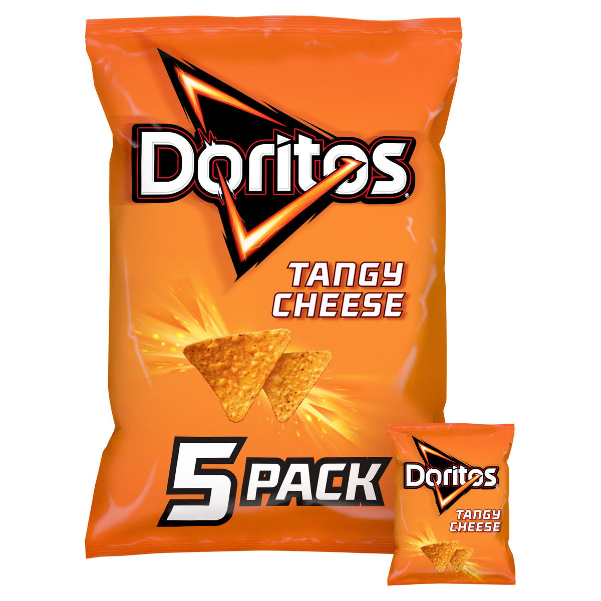 Doritos Tangy Cheese Multipack Tortilla Crisps 5x30g - Moo Local