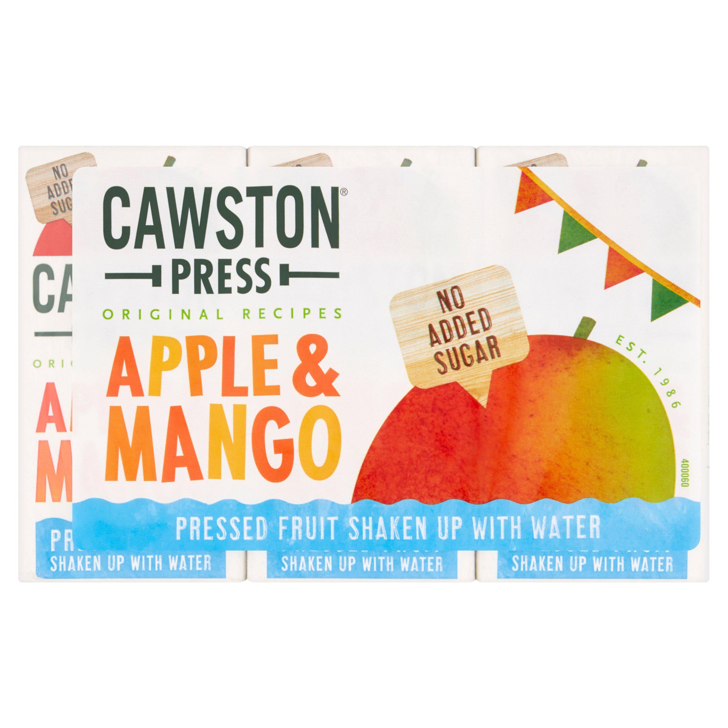Cawston Press Apple & Mango Juice 3x200ml - Moo Local