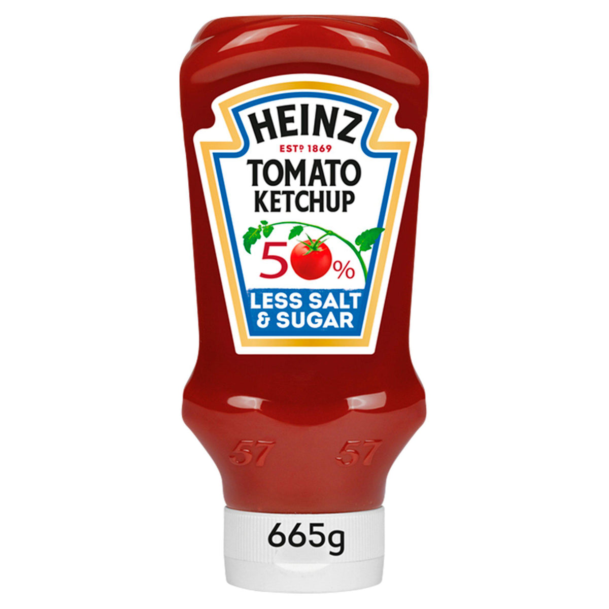 Heinz Tomato Ketchup 50% Reduced Salt & Sugar 665G - Moo Local