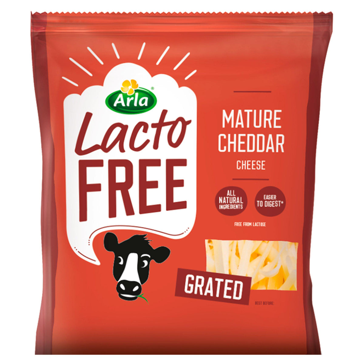 Arla Lactofree Mature Cheddar Grated Cheese 200g - Moo Local
