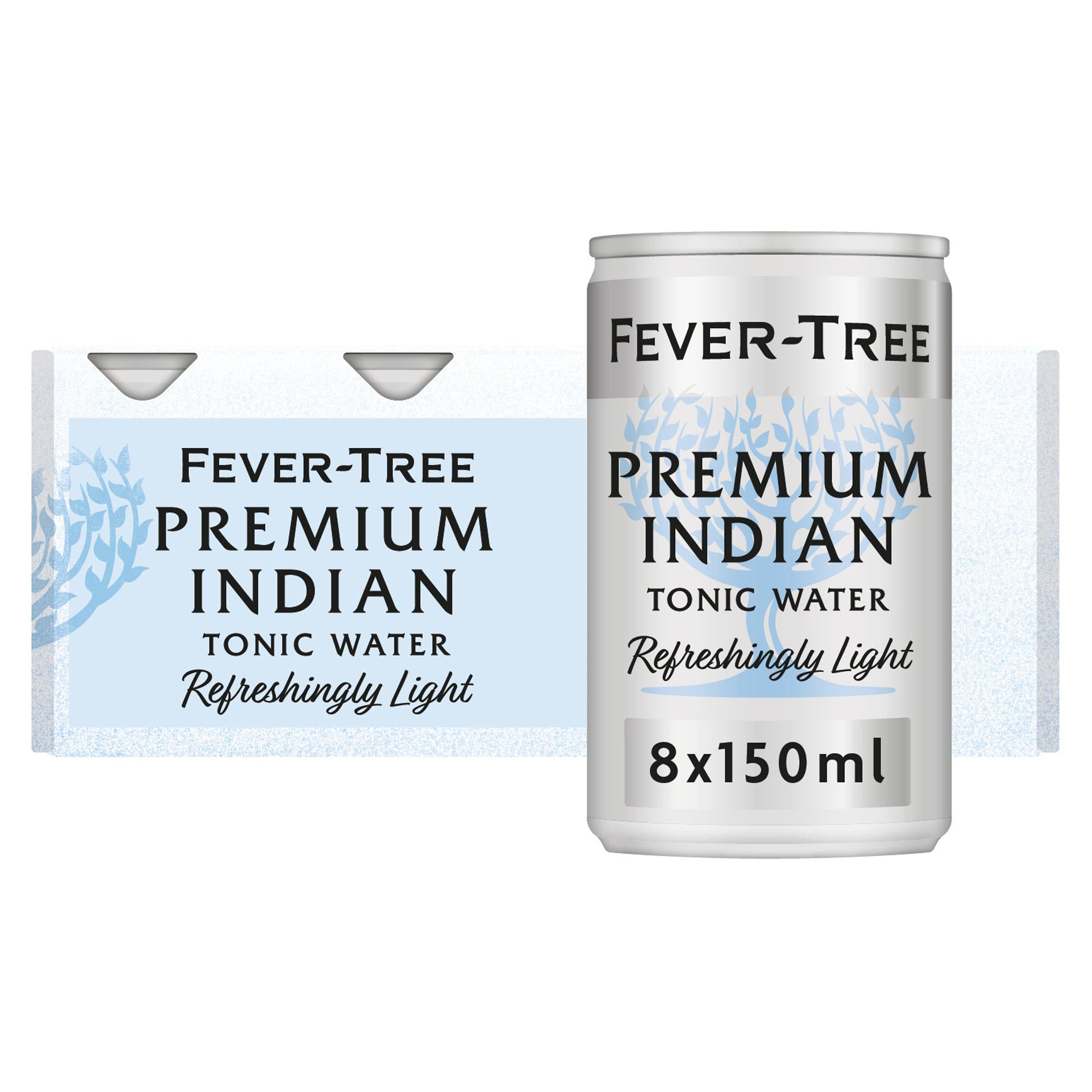 Fever Tree Refreshingly Light Tonic Water Can 8x150ml - Moo Local