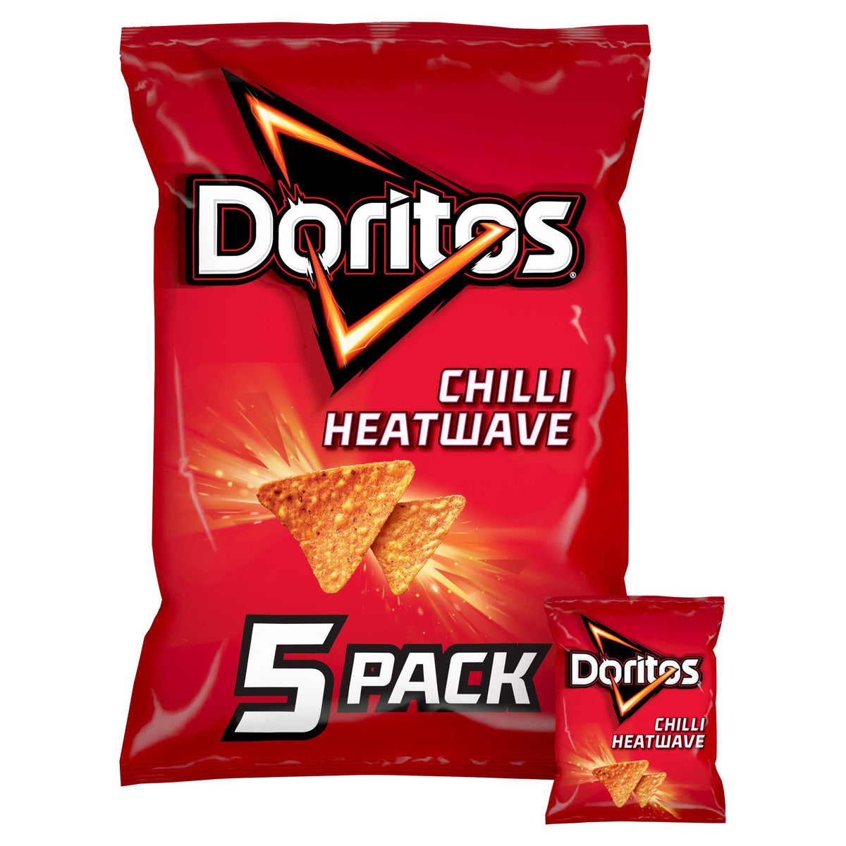 Doritos Chilli Heatwave Multipack Tortilla Crisps 5x30g - Moo Local