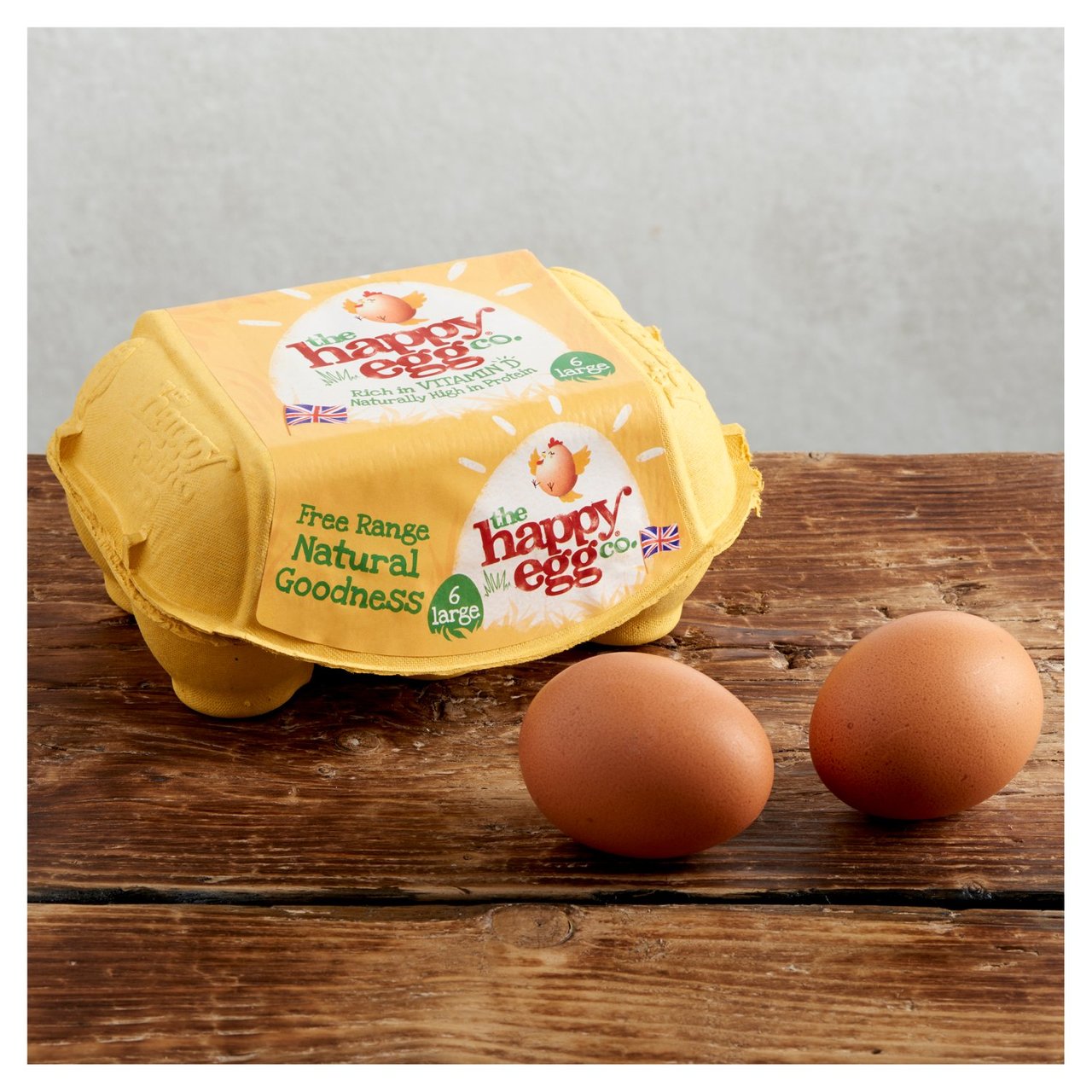 Happy Egg Large Free Range Eggs x6 - Moo Local