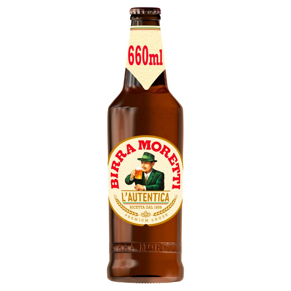 Birra Moretti Lager Beer 660ml (6682602799193)
