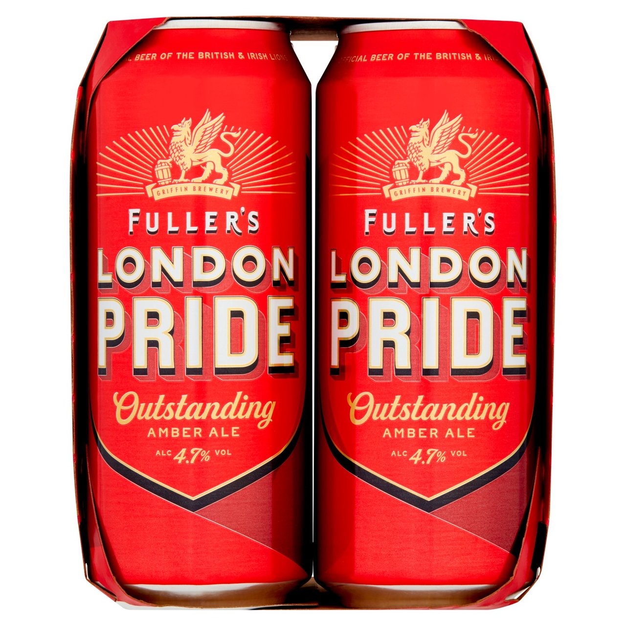 Fuller's London Pride 4.7% Amber Ale Beer Cans 4x500ml - Moo Local