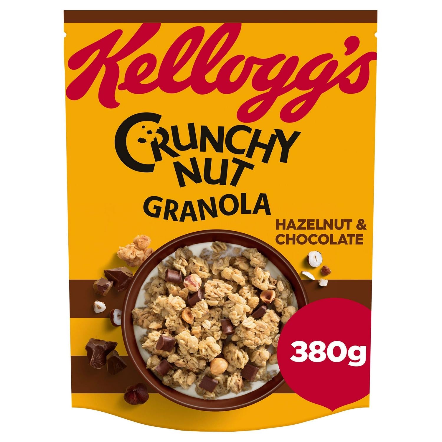 Kellogg's Crunchy Nut Hazelnuts & Chocolate Granola Cereal 380g (6544835215449)