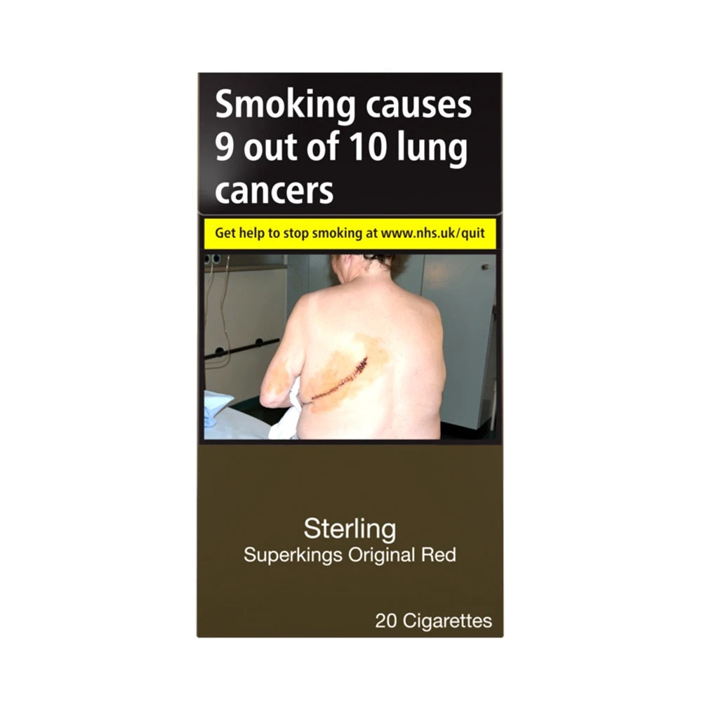 Sterling Original Red Superkings Cigarettes x 20 (6661316149337)