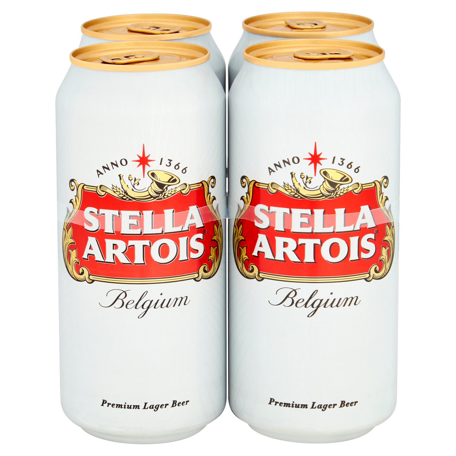 Stella Artois Premium Lager 4 x 440ml (6696015396953)