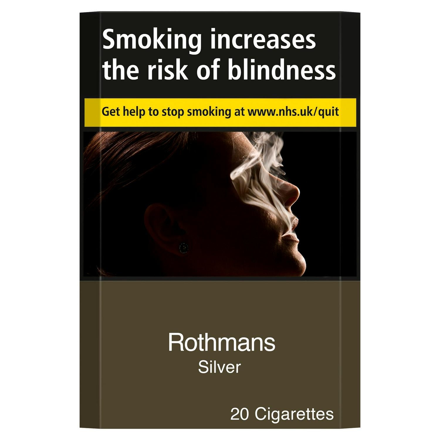 Rothmans Silver King Size Cigarettes x20 (6661293244505)