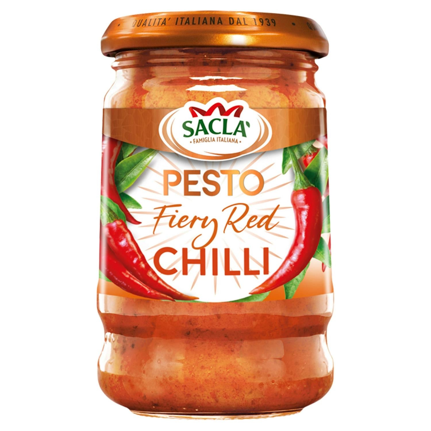Sacla Fiery Chilli Pesto 190G - Moo Local