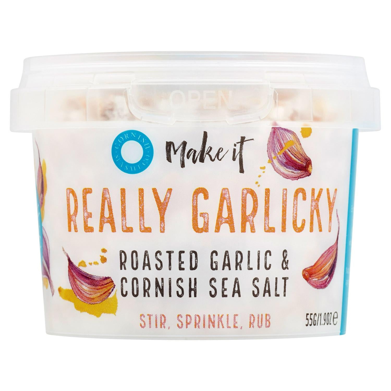 Cornish Sea Salt Co Garlic Sea Salt 55g (6597072126041)