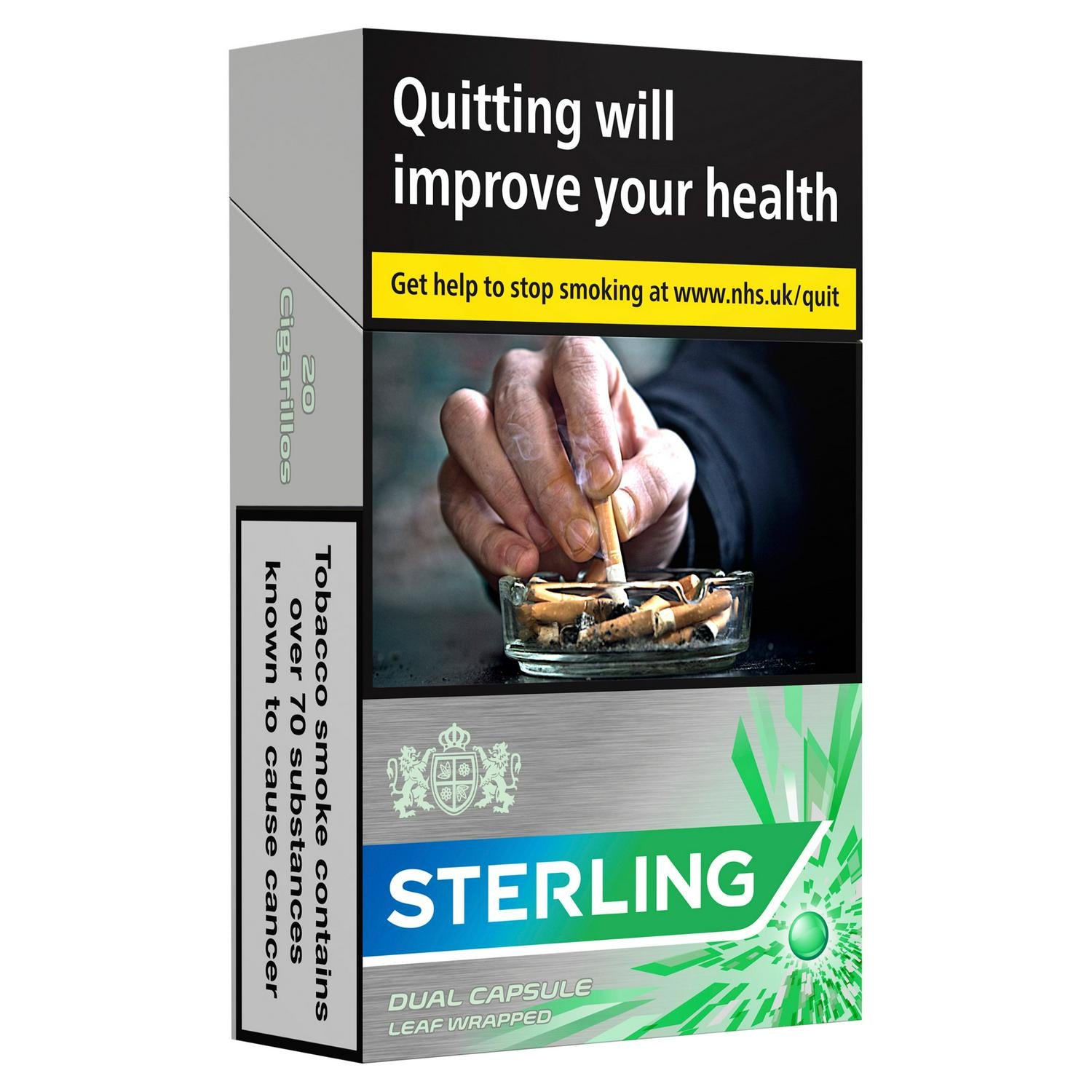 Sterling Dual Capsule Leaf Wrapped Standard x20 (6924781224025)