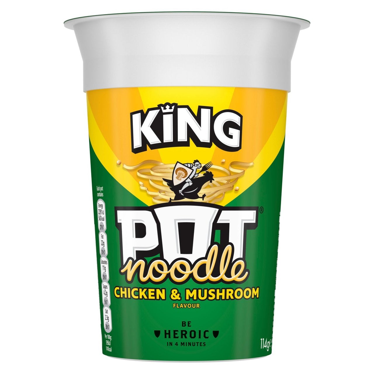 Pot Noodle King Chicken & Mushroom 114G (6537510486105)