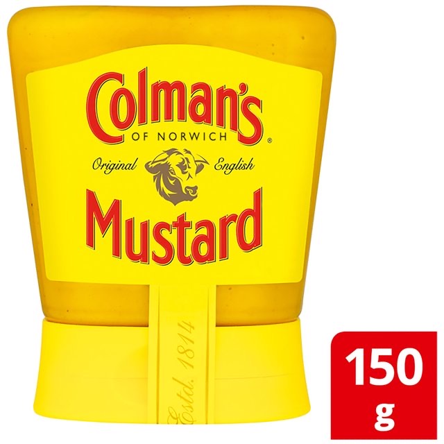 Colman's Original English Squeezy Mustard 150G (6563254075481)