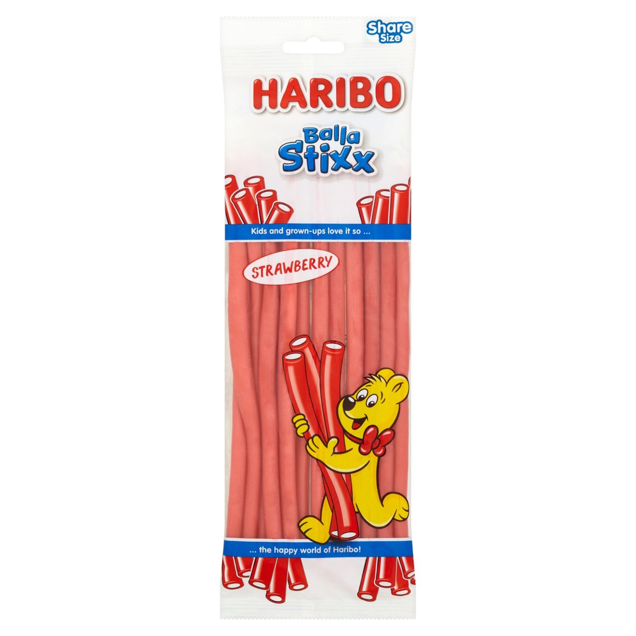 HARIBO Strawberry Balla Stixx Bag 140g - Moo Local