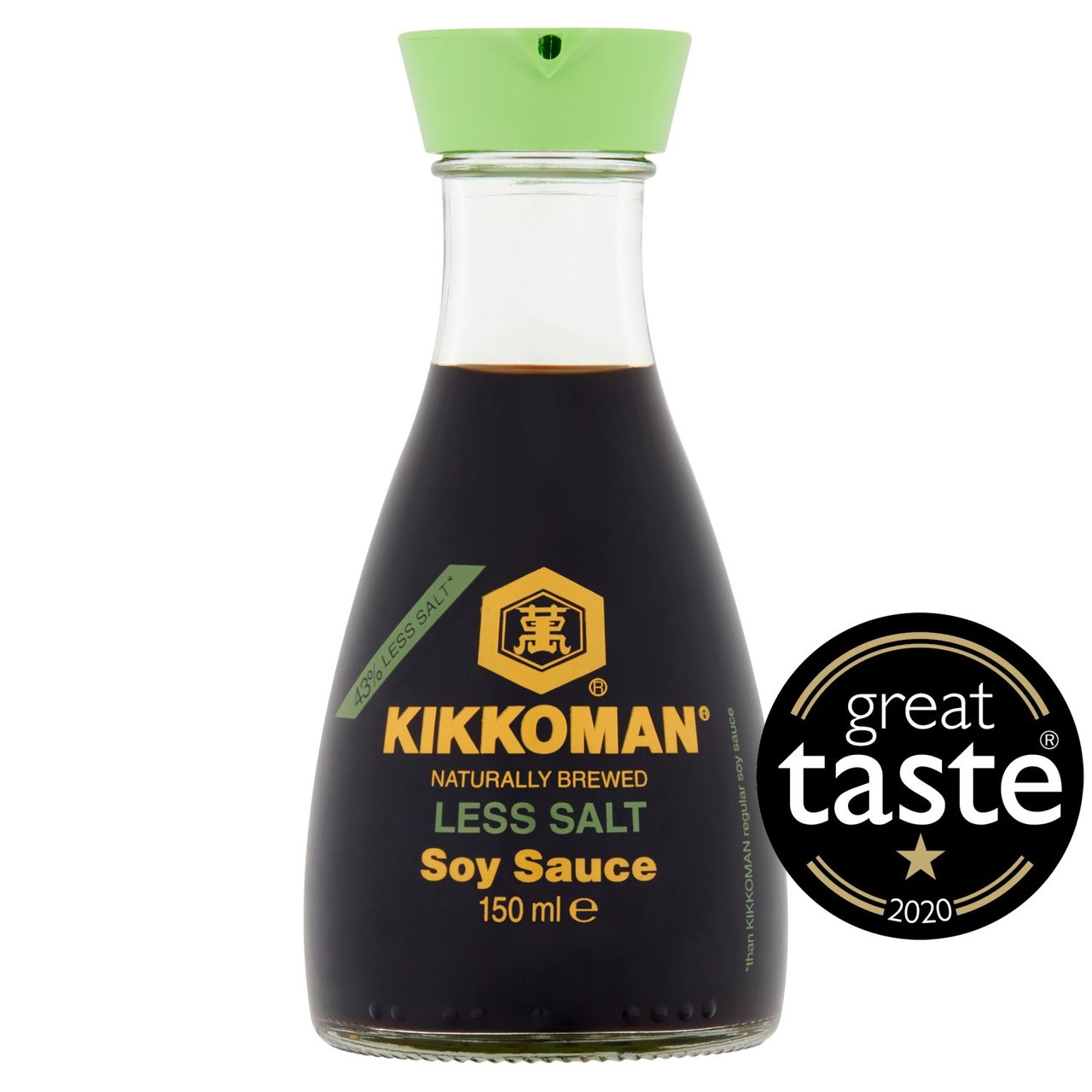 Kikkoman Soy Sauce Less Salt 150ml (6573468090457)