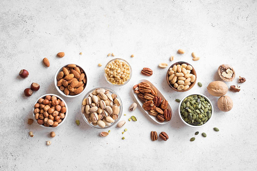 Dried Fruit, Nuts, Nutrient Powders & Seeds