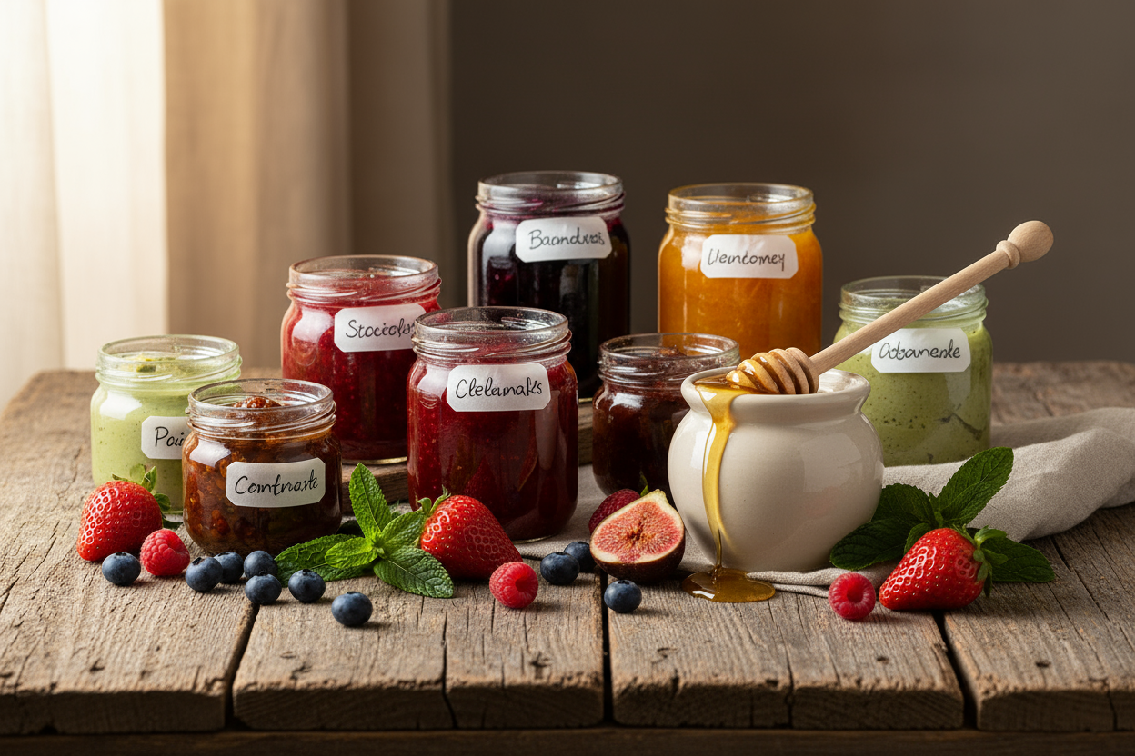Jams, Sweet, Honey & Savoury Spreads
