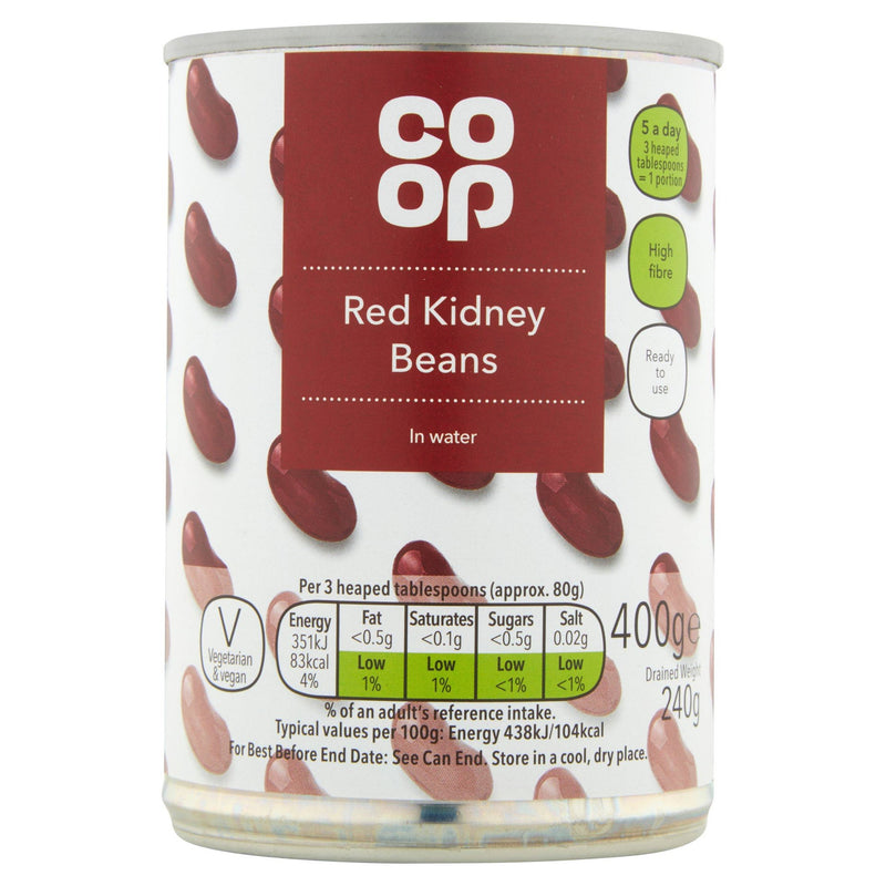 Red Kidney Beans in Water 400g - Moo Local