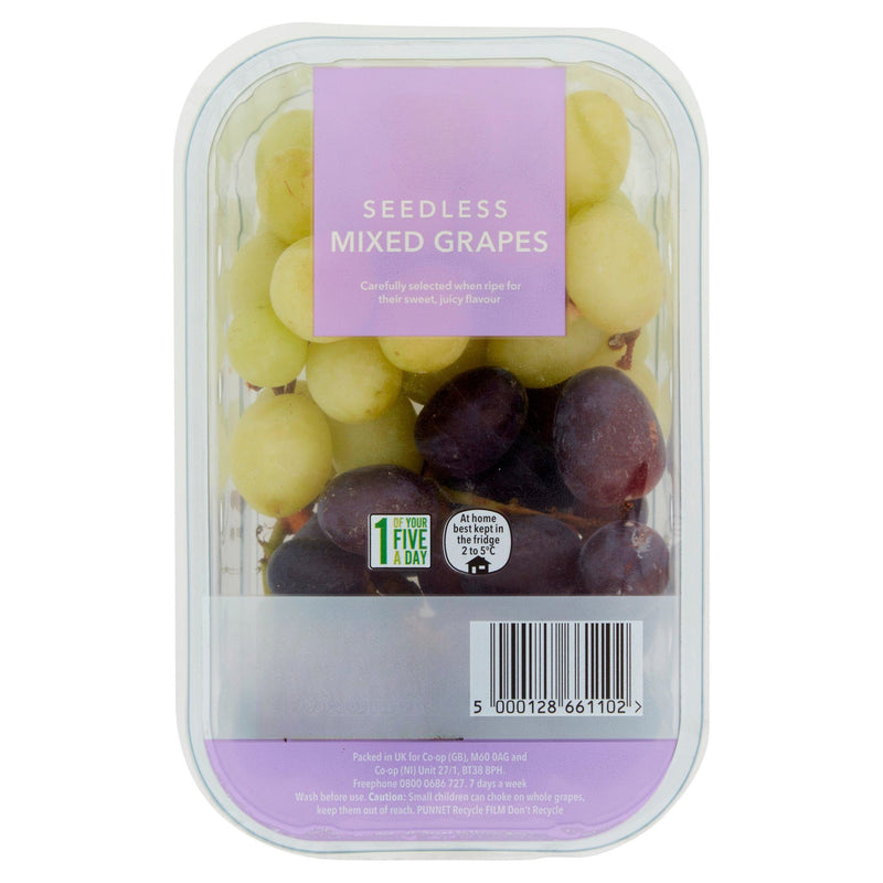 Red & White Seedless Grapes 500g