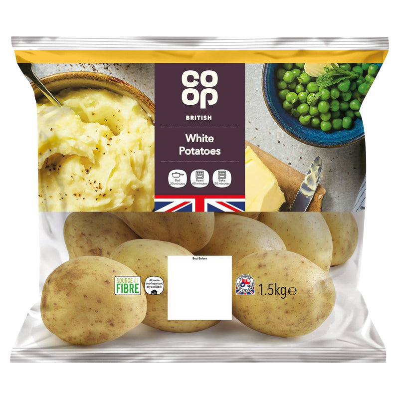 British White Potatoes 1.5kg - Moo Local