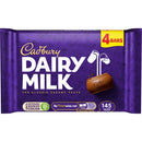 Cadbury Dairy Milk Chocolate Bar 4 Pack 108.8g - Moo Local