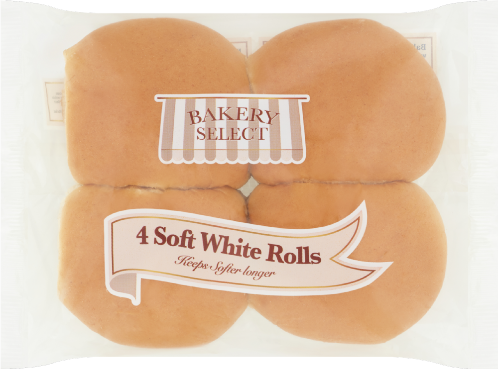 Soft White Rolls x4 [Retailer's Own Brand]