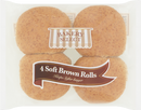 Soft Brown Rolls x4 [Retailer's Own Brand]