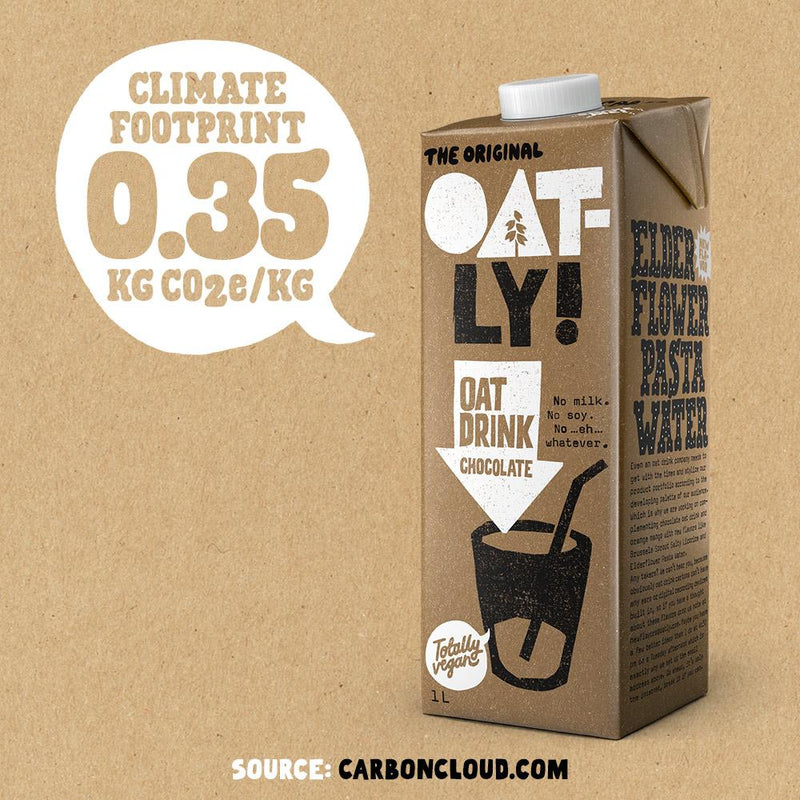 Oatly Oat Drink Chocolate Long Life 1 Litre
