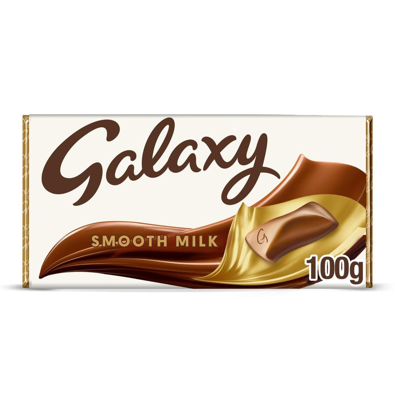 Galaxy Smooth Milk Chocolate Block Bar Vegetarian 100g