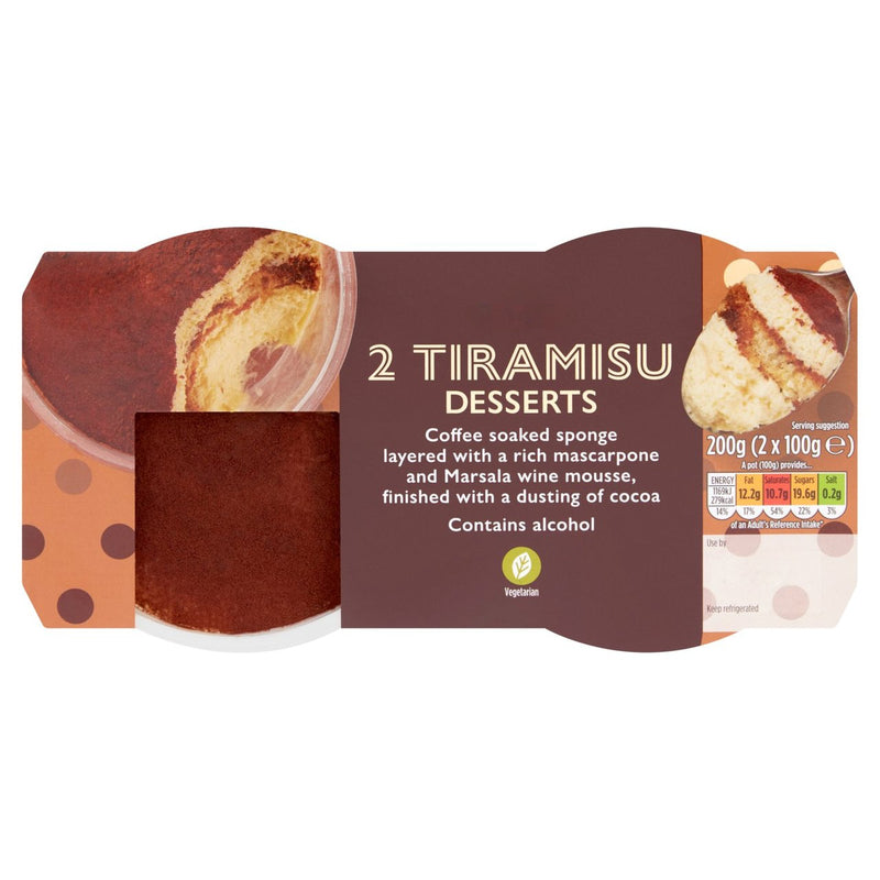 Tiramisù Desserts x2 85g