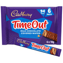 Cadbury Timeout Wafer Chocolate Biscuit Multipack 6x18g