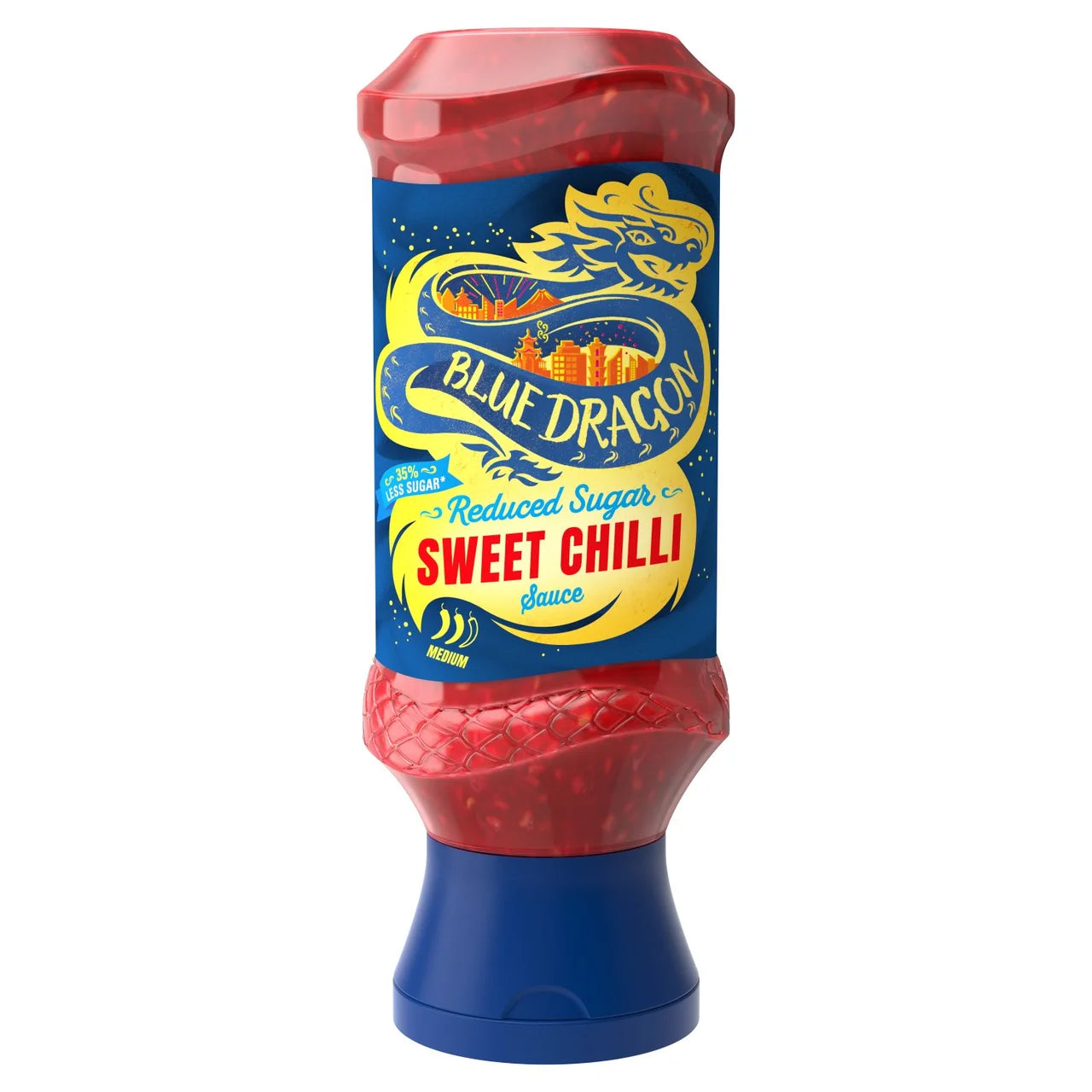 Blue Dragon Reduced Sugar Sweet Chilli Dipping Sauce 295g