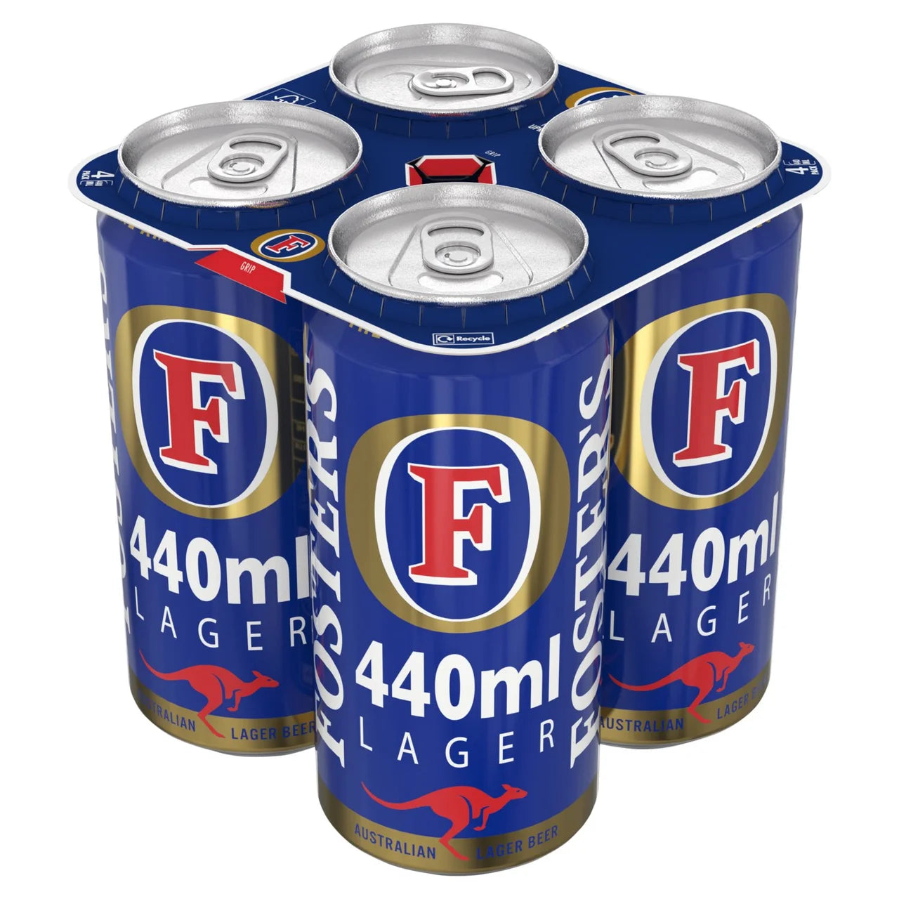 Foster's Lager Beer Cans 4 x 440ml