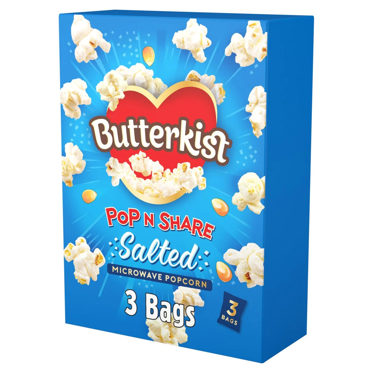Butterkist Salted Microwave Popcorn 3x60g
