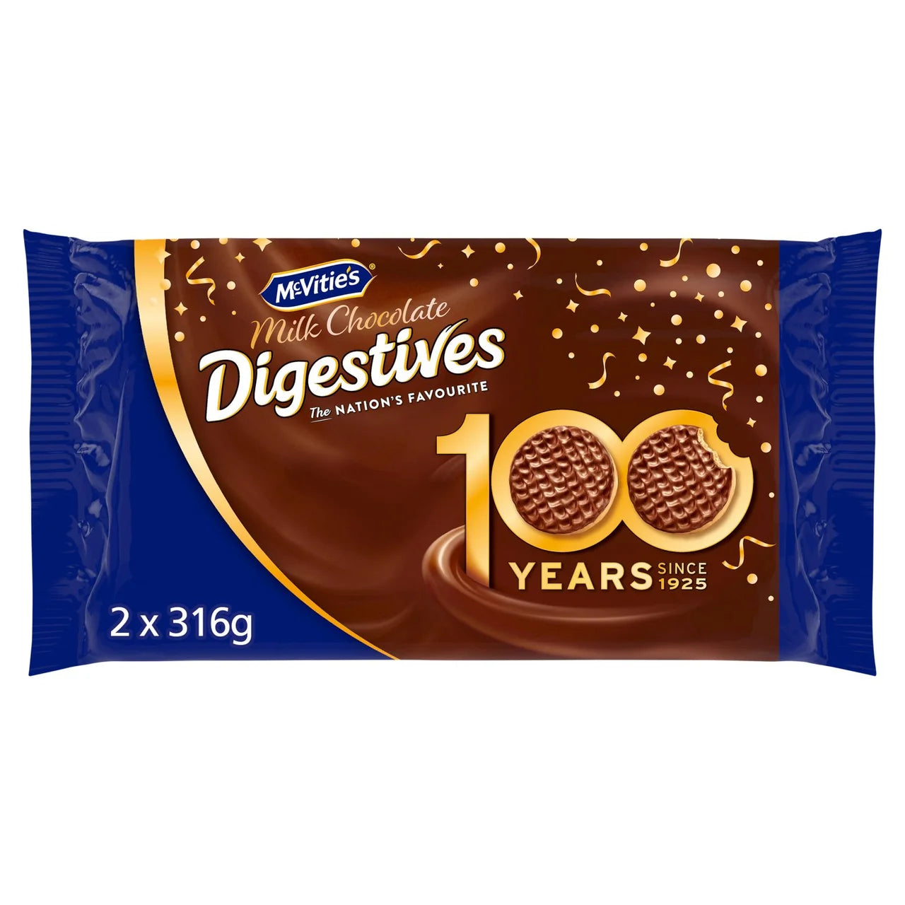 McVitie's Milk Chocolate Digestives Biscuits Twin Pack 2x266g