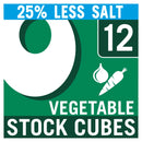 Oxo Reduced Salt Vegetable Stock Cubes x12