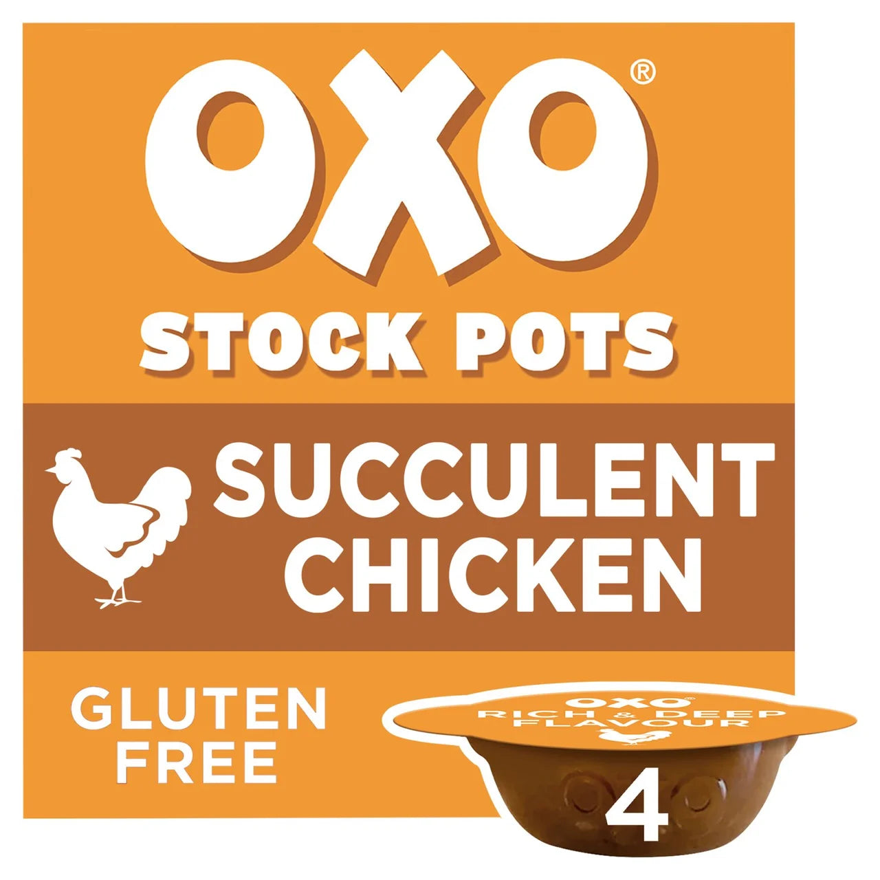 Oxo Chicken with Bay and Parsley Stock Pots x4