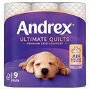 Andrex Ultimate Quilts Toilet Tissue x9 Rolls