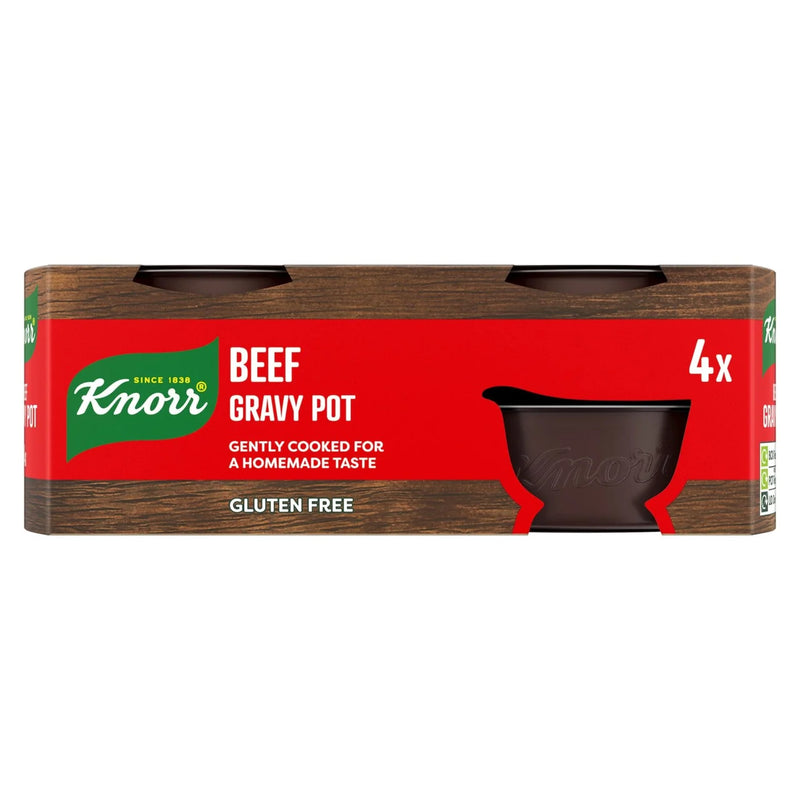 Knorr Beef Gravy Pot 4x28g