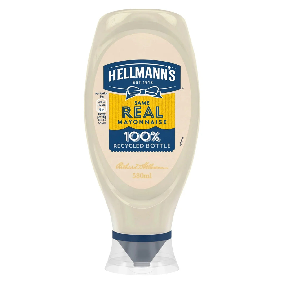 Hellmann's Real Squeezy Mayonnaise 580ml
