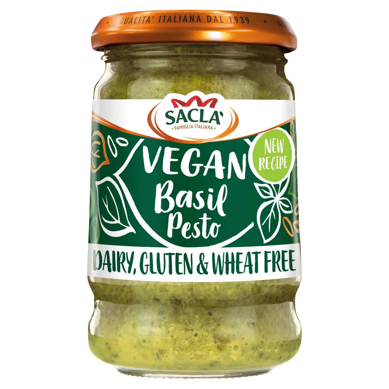 Sacla' Vegan Basil Pesto 190g