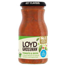 Loyd Grossman No Added Sugar Tomato & Basil Pasta Sauce 350g