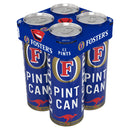 Foster's Lager Beer Pint Cans 4x568ml