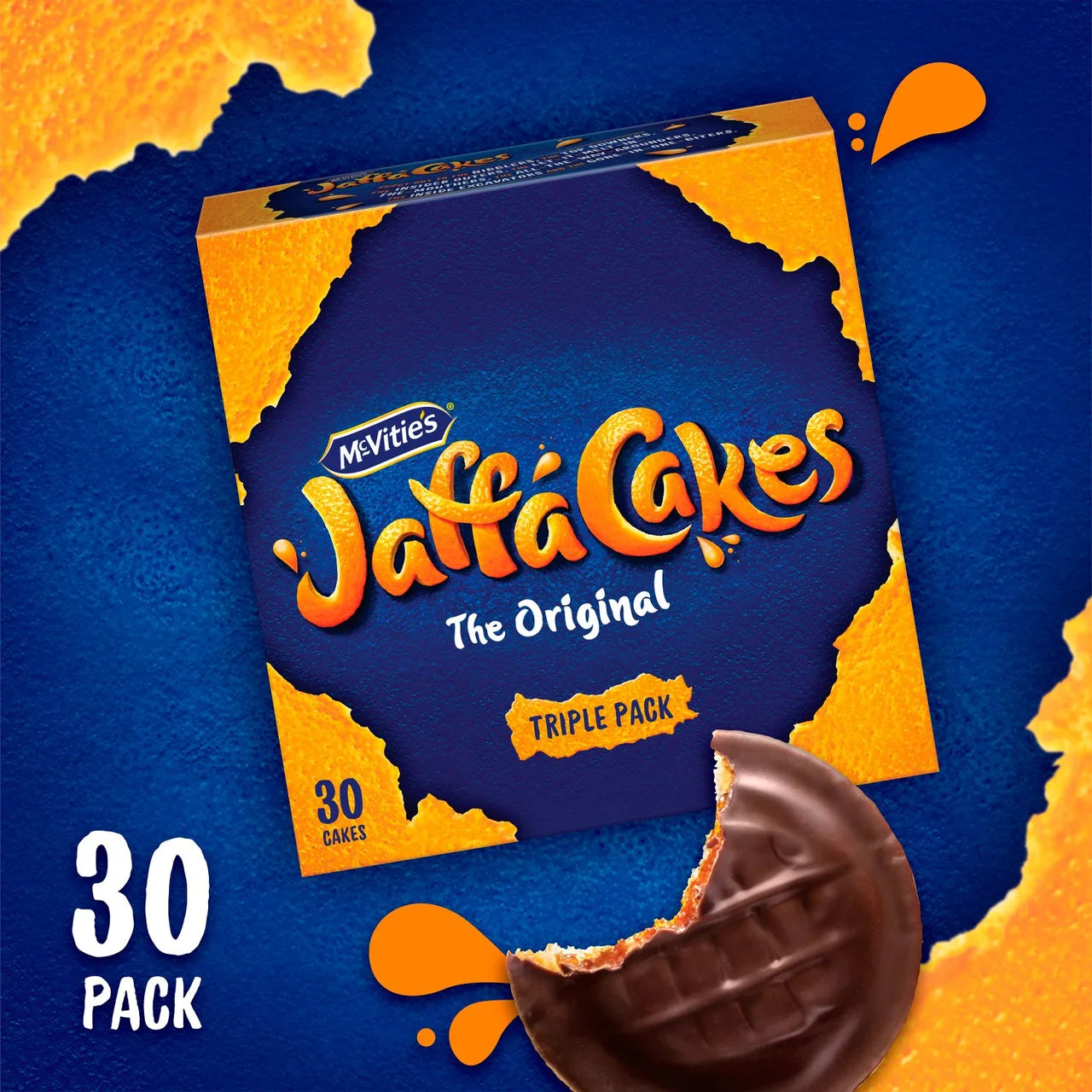 McVitie's Jaffa Cakes Original Triple Pack Biscuits x30