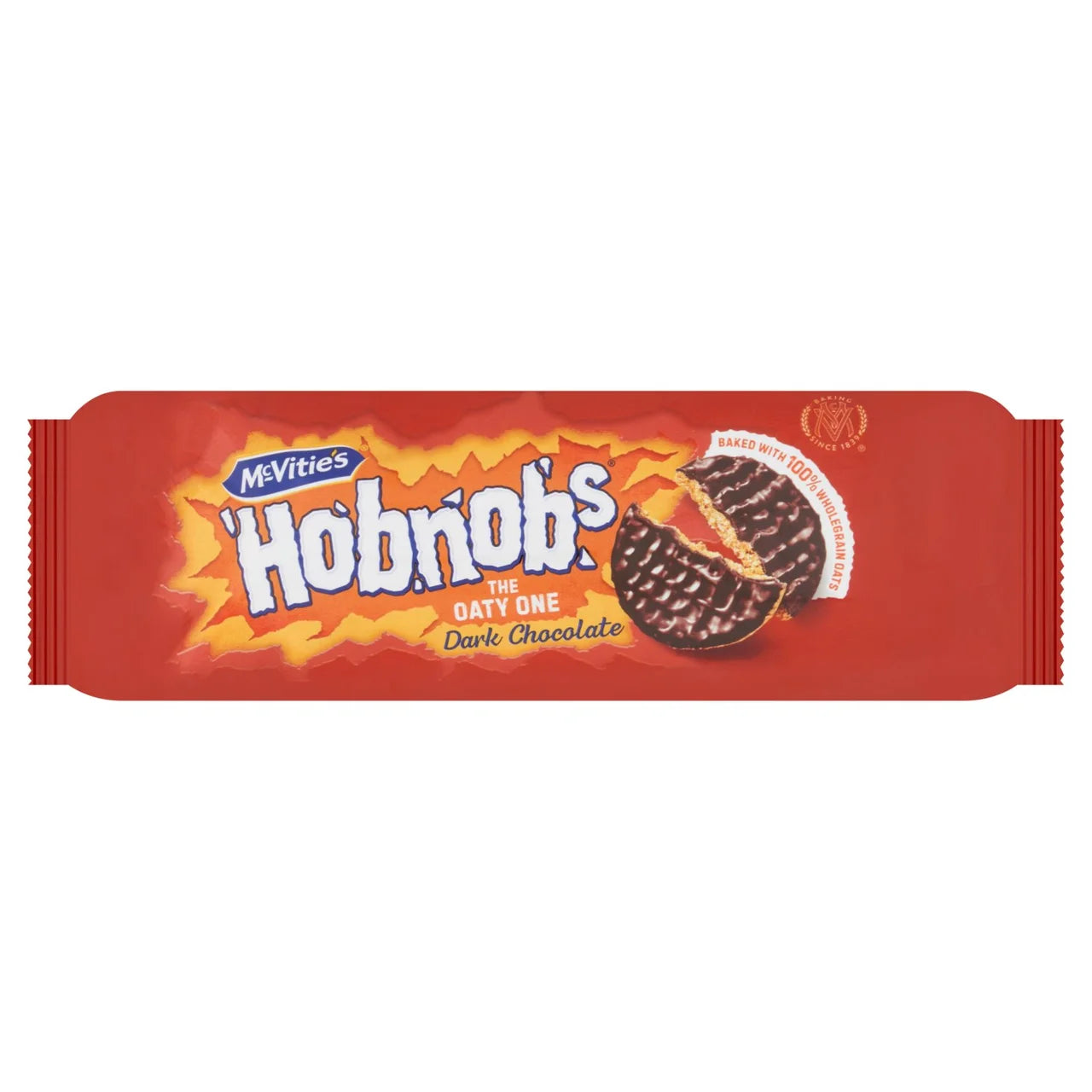 McVitie's Dark Chocolate Hobnobs Biscuits The Oaty One 262g