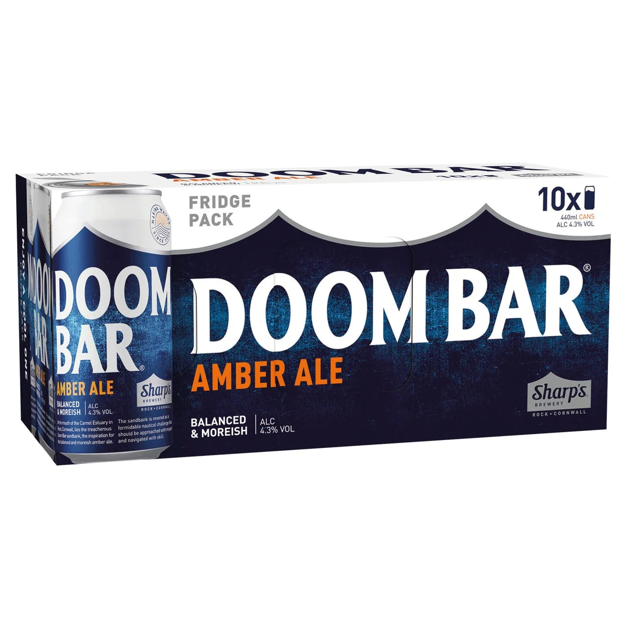 Sharp's Doom Bar Amber Ale Beer Cans 10x440ml