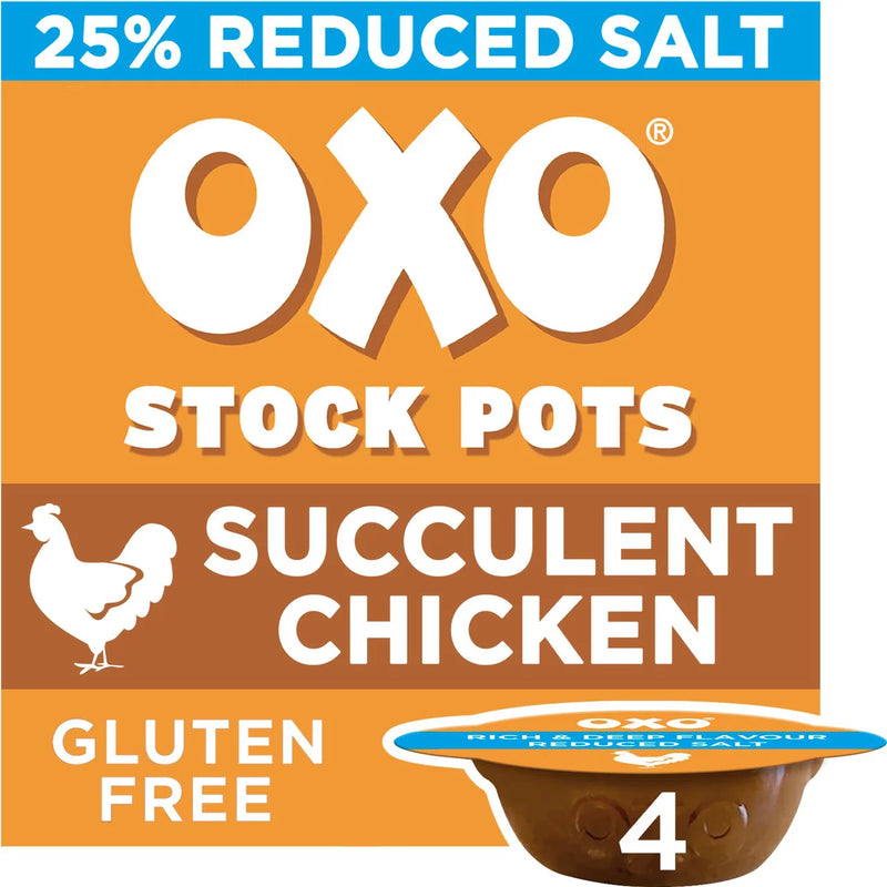 Oxo Reduced Salt Chicken with Bay and Parsley Stock Pots x4